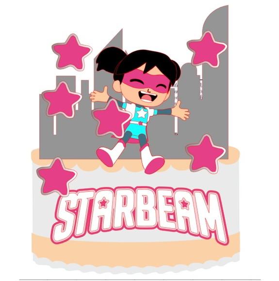 Topo de Bolo Starbeam