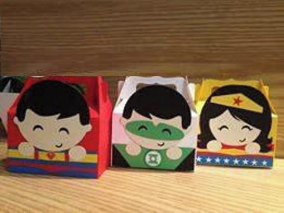 Caixinha Liga da Justiça Cute