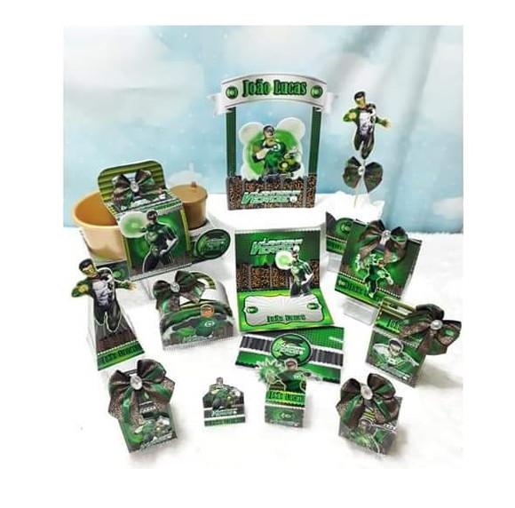 Kit Festa Lanterna Verde