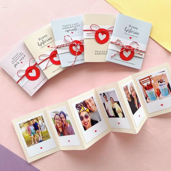 Mini Álbum de Fotos Dia dos Namorados em pdf