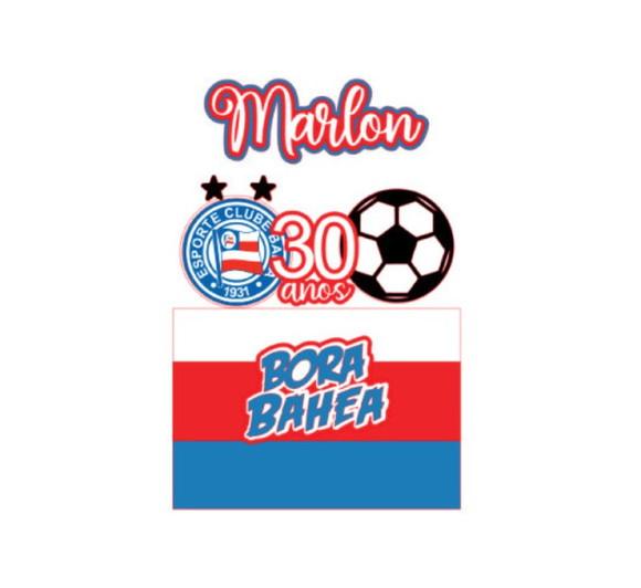 Topo de Bolo Bahia Fc