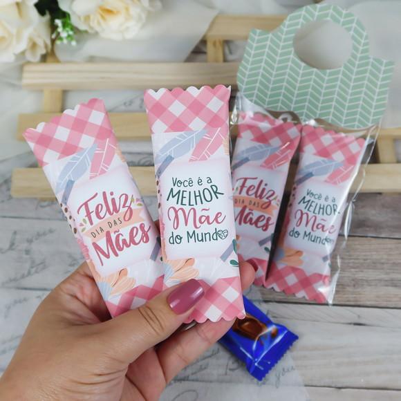 Lapela para Chocolate 20g para Dia das Mãe 2023