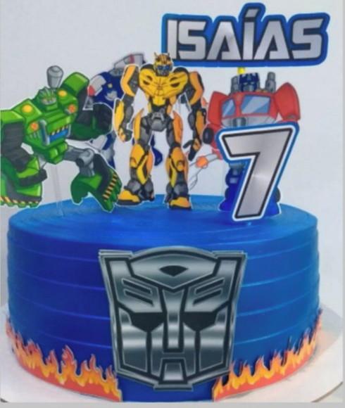 Topo de Bolo Transformers 2