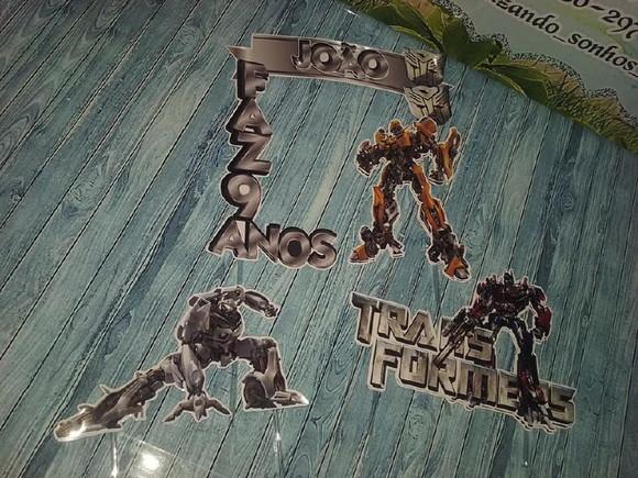 Topo de Bolo Transformers 5