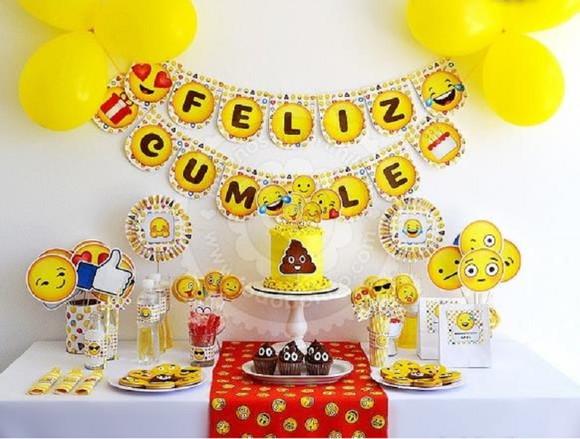 Kit Festa Decoração Emoji em pdf