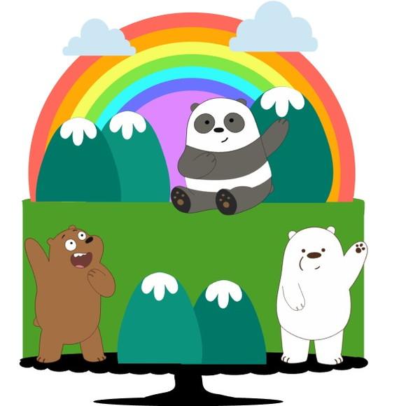 Topo de Bolo Urso sem Curso