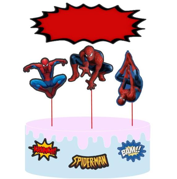 Topo Homem Aranha no Palito