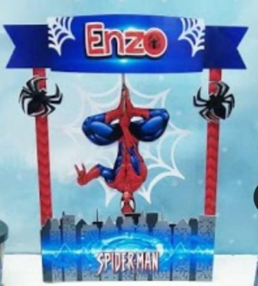 Topo de Bolo Homem Aranha 6
