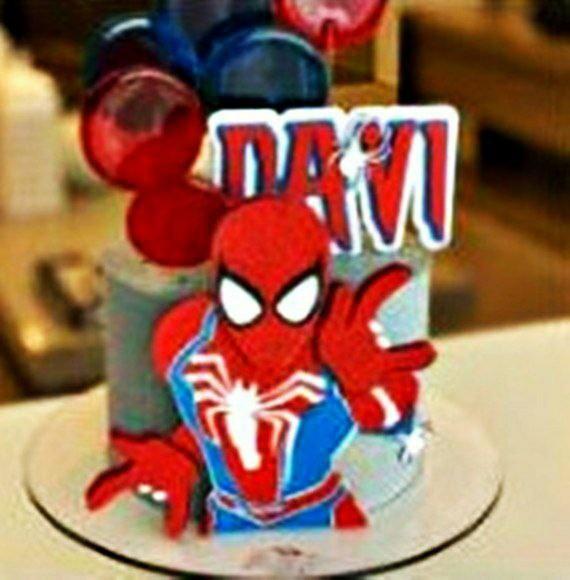 Topo de Bolo Homem Aranha 3