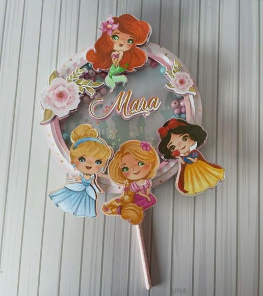 Topper Princesas Disney Cute
