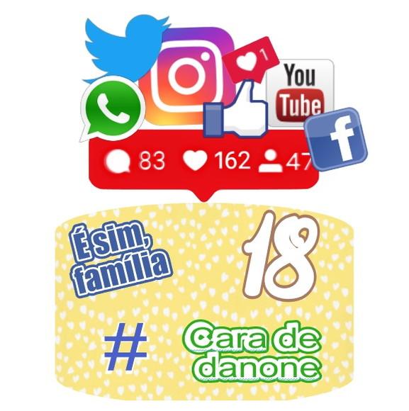 Topo de Bolo Mídias Sociais