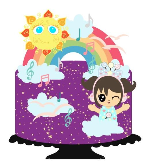Topo Sol Musica e Arco Iris
