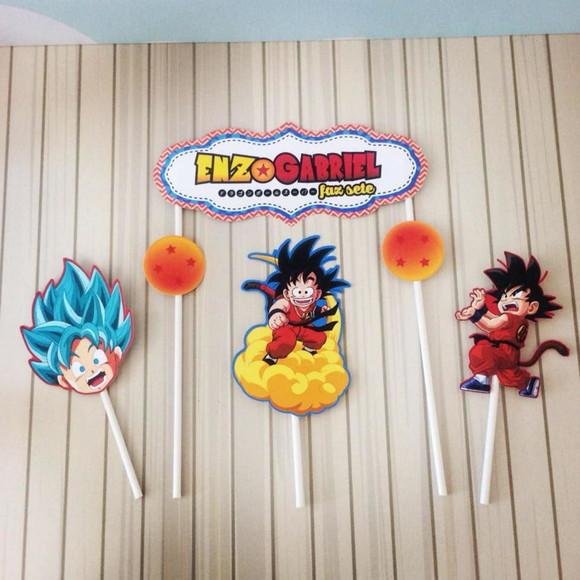Topo de Bolo Goku em pdf
