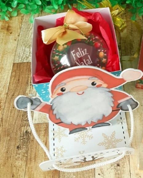 Caixa Trenó Feliz Natal
