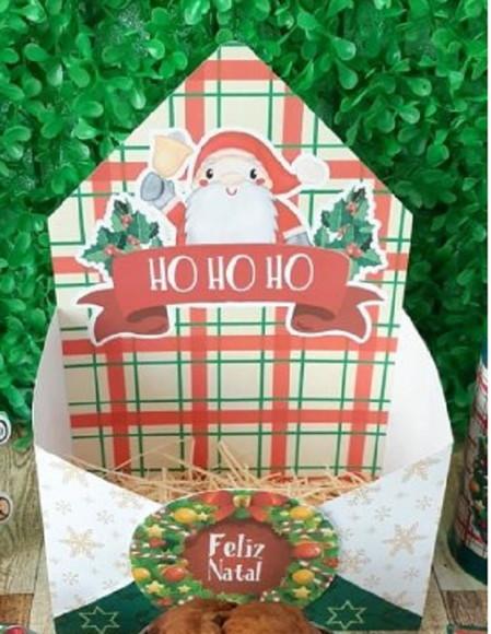 Caixa para Envelopes Feliz Natal