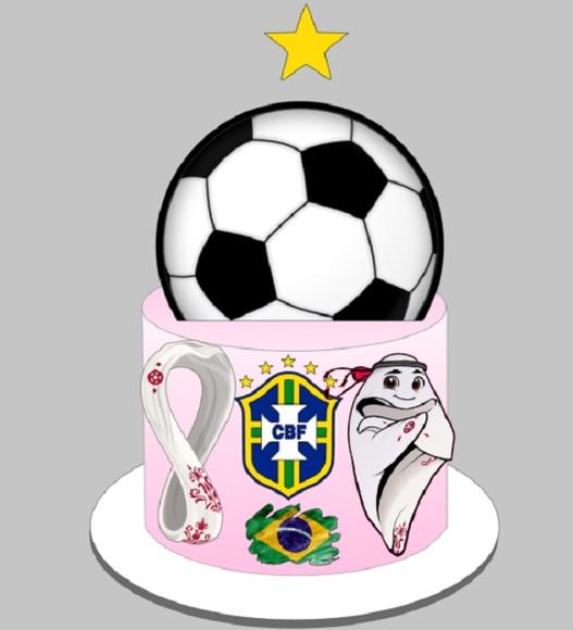 Topo de Bolo Copa 2022