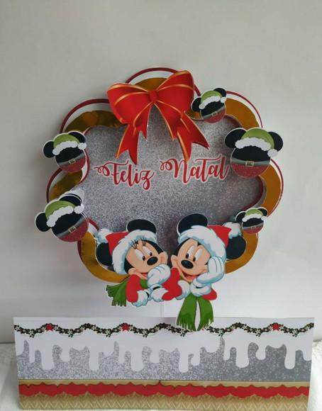 Tp Natal Guirlanda Mickey e Minnie 2