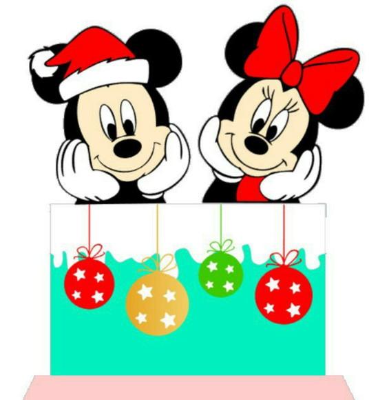 Topo Natal Mickey e Minnie