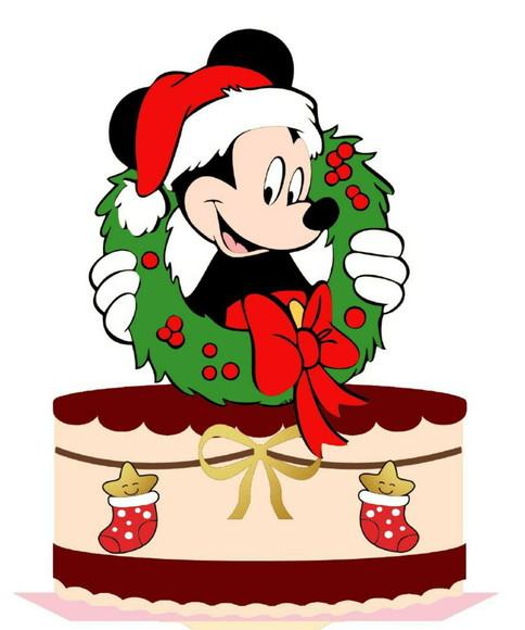 Tp Natal Guirlanda Mickey
