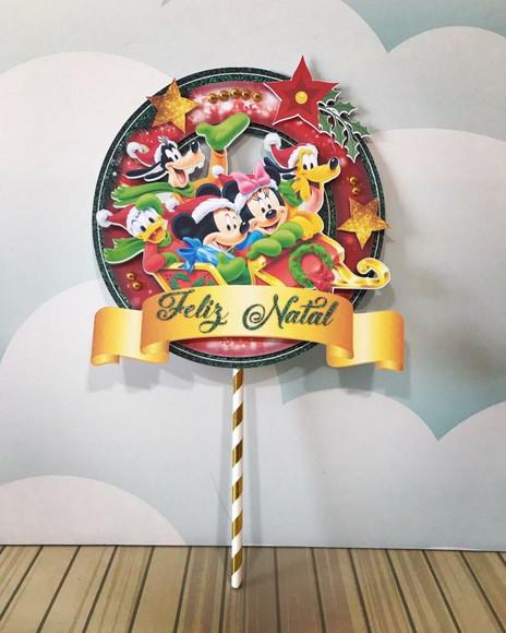 Topo de Natal Turma do Mickey