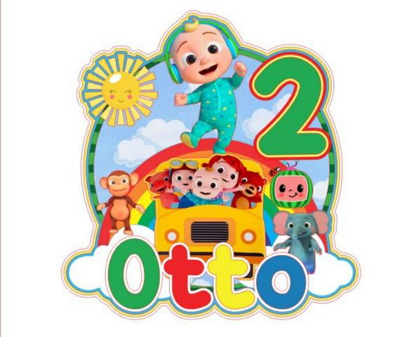Topo de Bolo Cocomelon 2