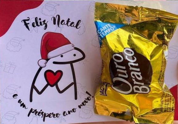 Card Flork de Natal Bombom