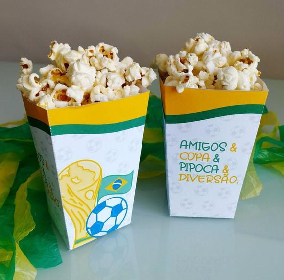 Cx Pipoca Brasil Copa 2022 em Png