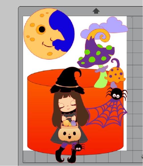 Topo de Bolo Halloween 10