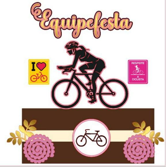 Topo De Bolo Bike Bicicleta