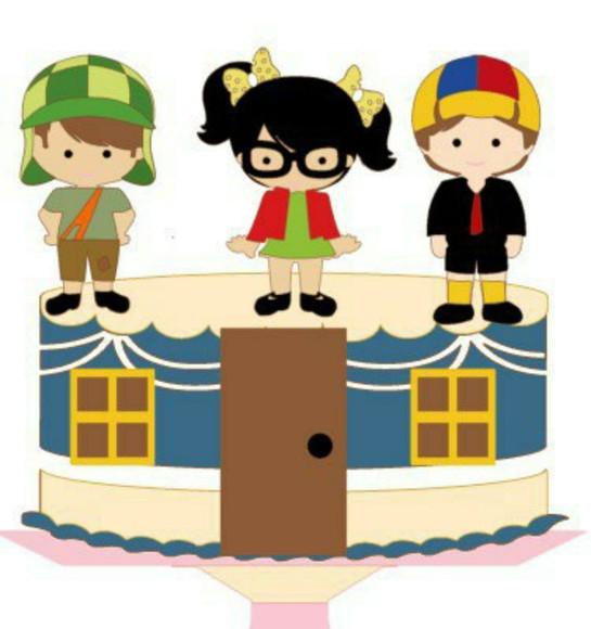 Topo Chaves Chiquinha e Kiko