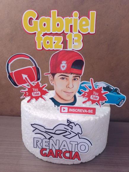 Topo de Bolo Renato Garcia