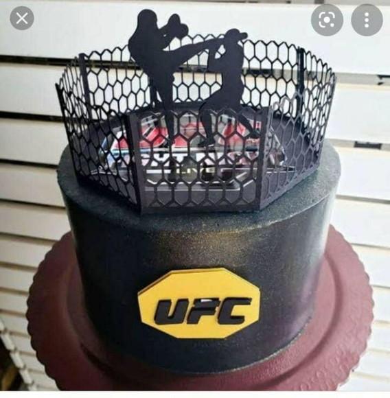 Topo de Bolo Luta Ufc