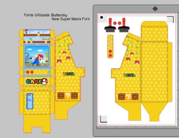 Arcade Fliperama Mario Bros