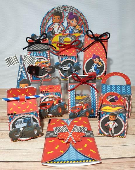Festa Pronta Blaze Monster Machine