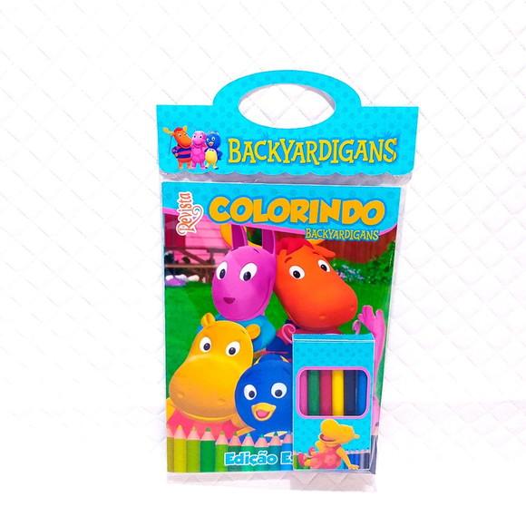 Revista Backyardigans c/ Lapela e Cx Giz