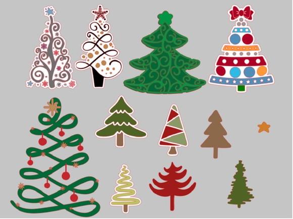 Varias Arvores de Natal