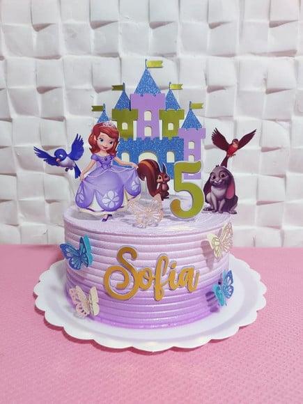 Topo de Bolo Princesa Sofia Novo