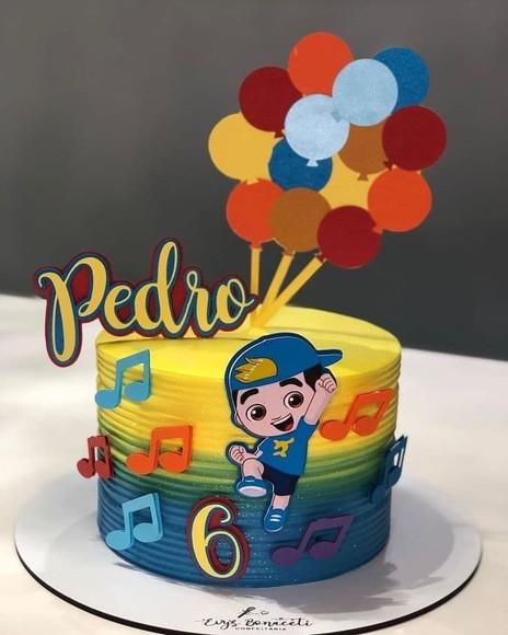 Topo de Bolo Lucas Neto Cute