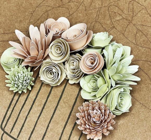 Kit 10 Rosas Espiral