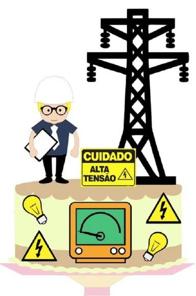 Topo de Bolo Engenheiro Elétrico