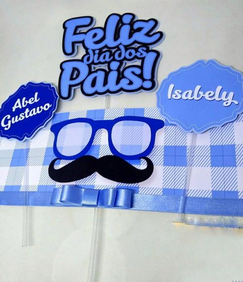 Topo de Bolo Dia dos Pais