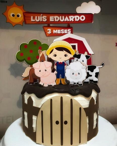 Topo de Bolo Fazendinha 2