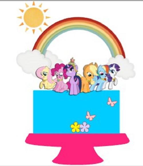 Topo de Bolo My Little Pony 3