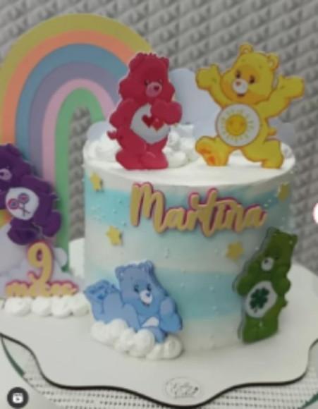 Topo de Bolo Ursinhos Carinhosos