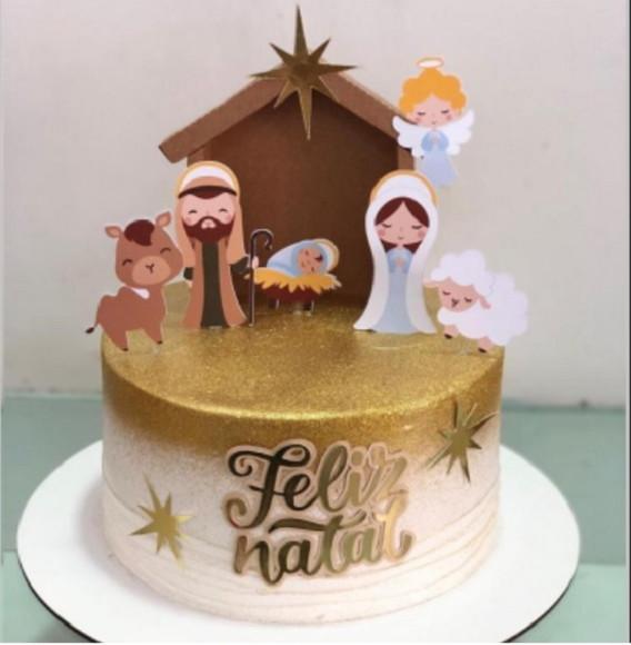 Topo Presépio Feliz Natal