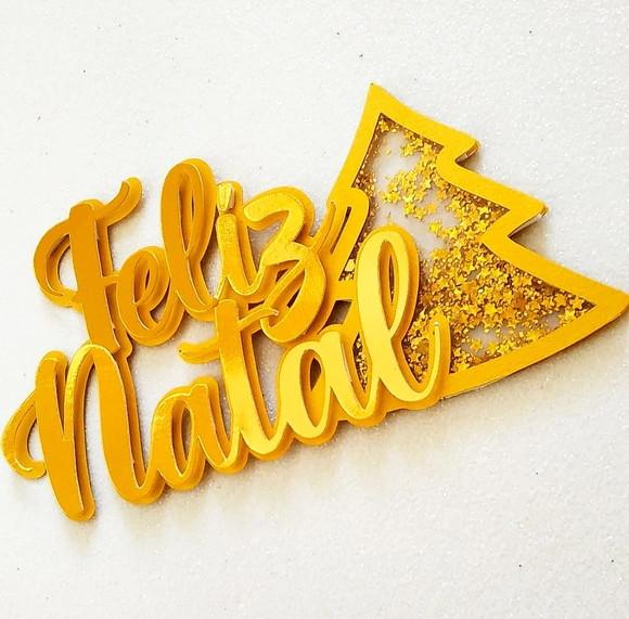 Topo Feliz Natal Shaker