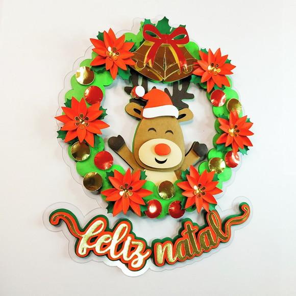 Guirlanda de Natal Alce