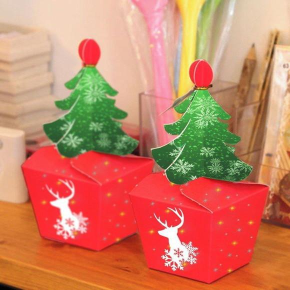 Caixa com Arvore de Natal
