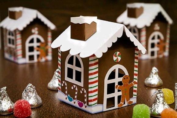 Casinha de Natal 3d