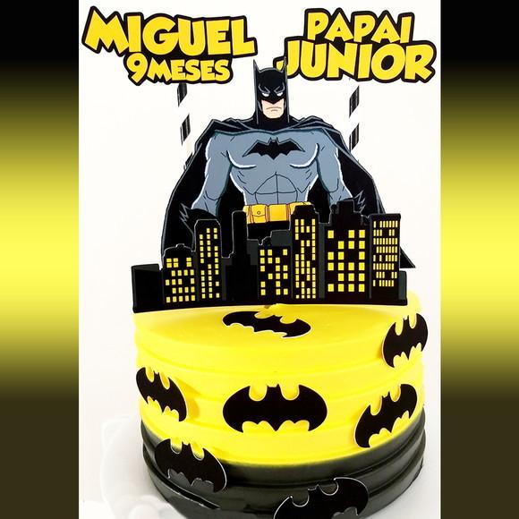 Topo de Bolo Batman 2